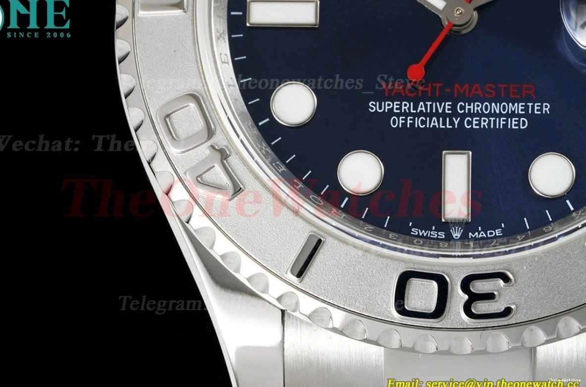126622 40mm Blue Dot SS Yacht-Master A2836 SS GSF 0218